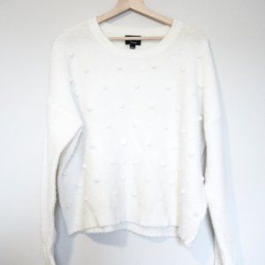 Lumiere Textured Dot Sweater